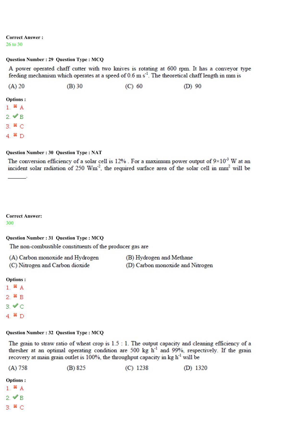 GATE 2015 Agricultural Engineering (AG) Question Paper with Answer Key - Page 9
