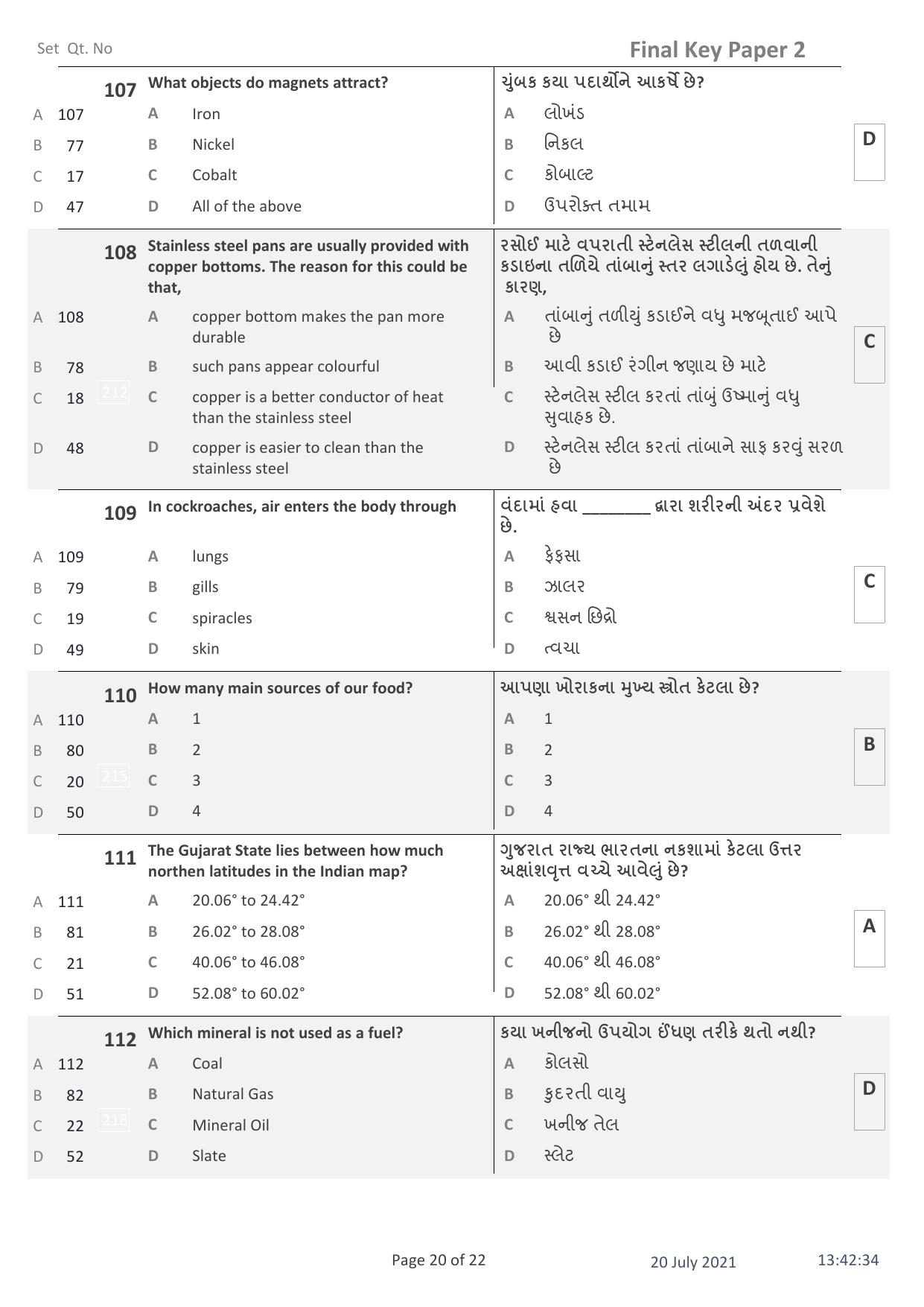IITE Entrance Exam (i3T) Paper 2 Question Paper with Answer Key - Page 20