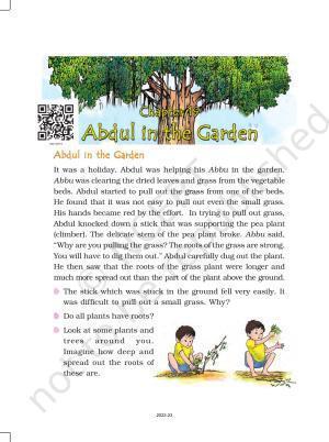 NCERT Book for Class 4 EVS Chapter 19 Abdul in the Garden