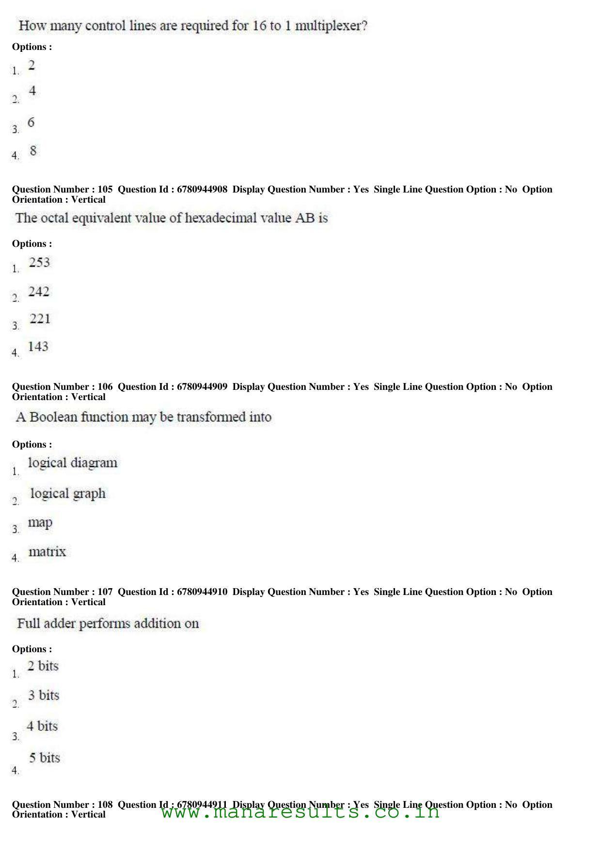 AP ECET 2017 Computer Science and Engineering Old Previous Question Papers - Page 34