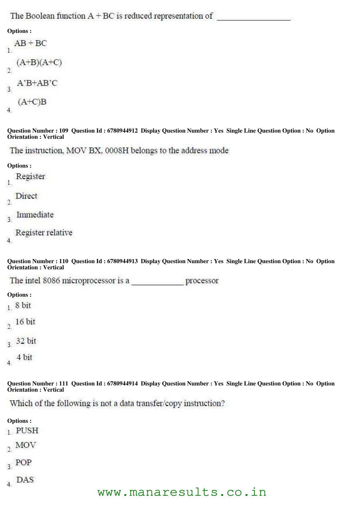 AP ECET 2017 Computer Science and Engineering Old Previous Question Papers - Page 35