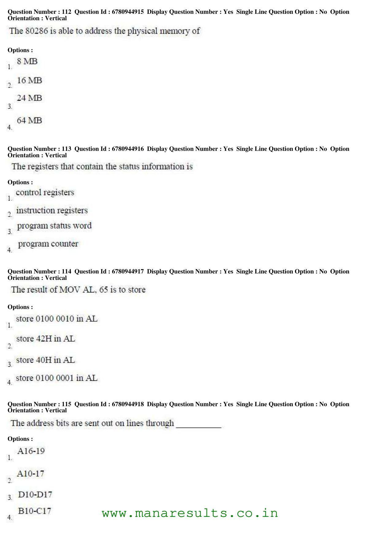 AP ECET 2017 Computer Science and Engineering Old Previous Question Papers - Page 36