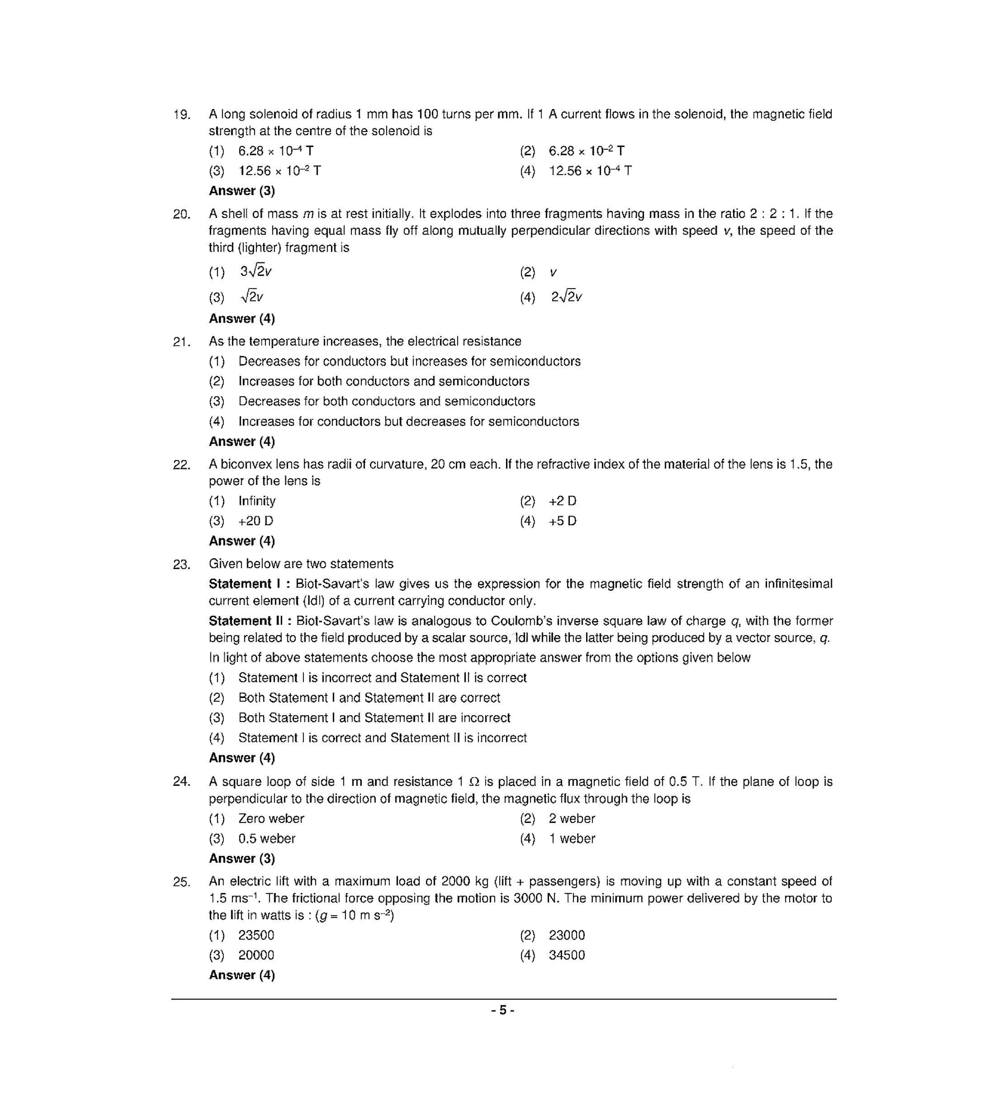 NEET R5 2022 Question Paper - Page 4