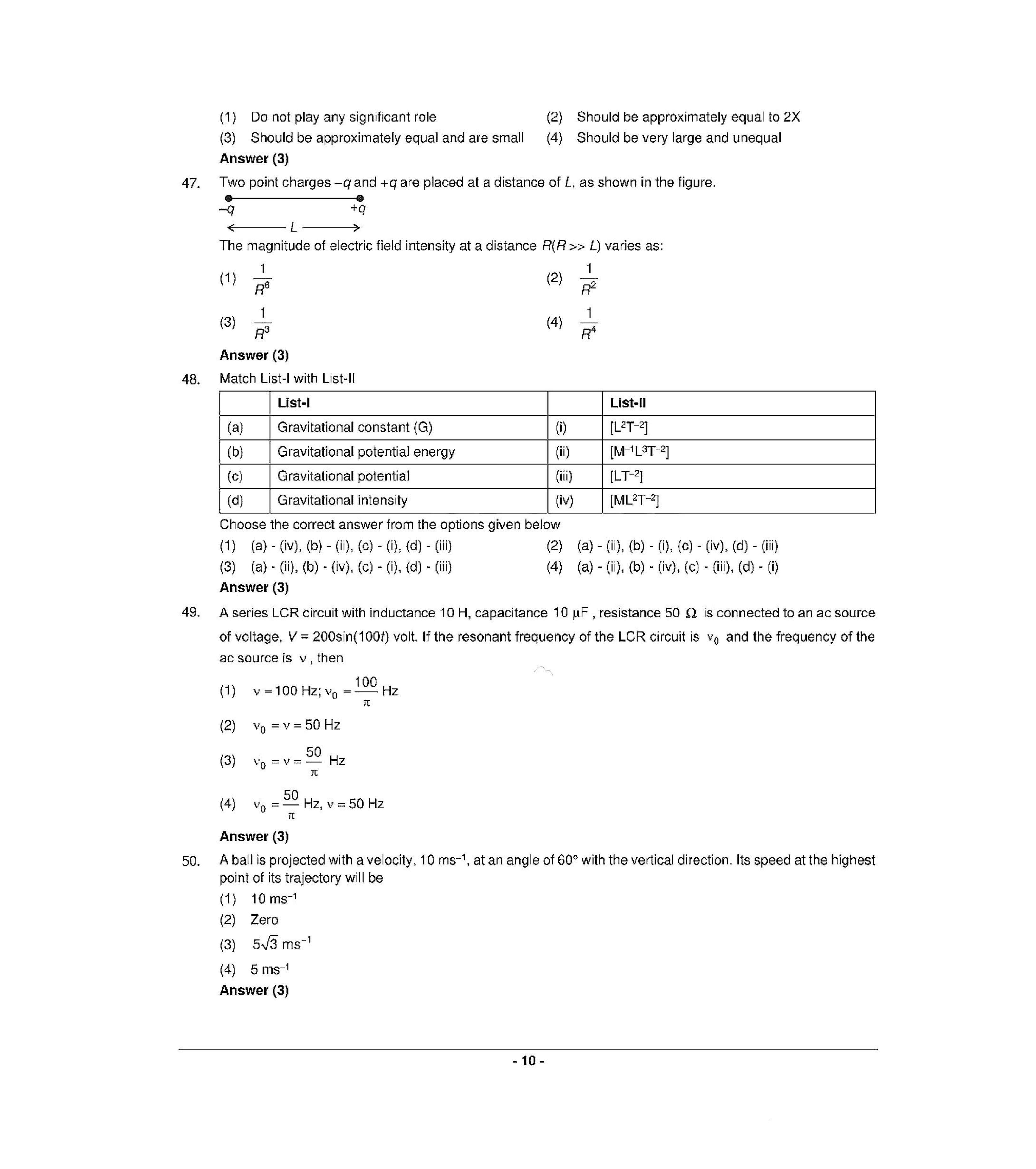 NEET R5 2022 Question Paper - Page 9