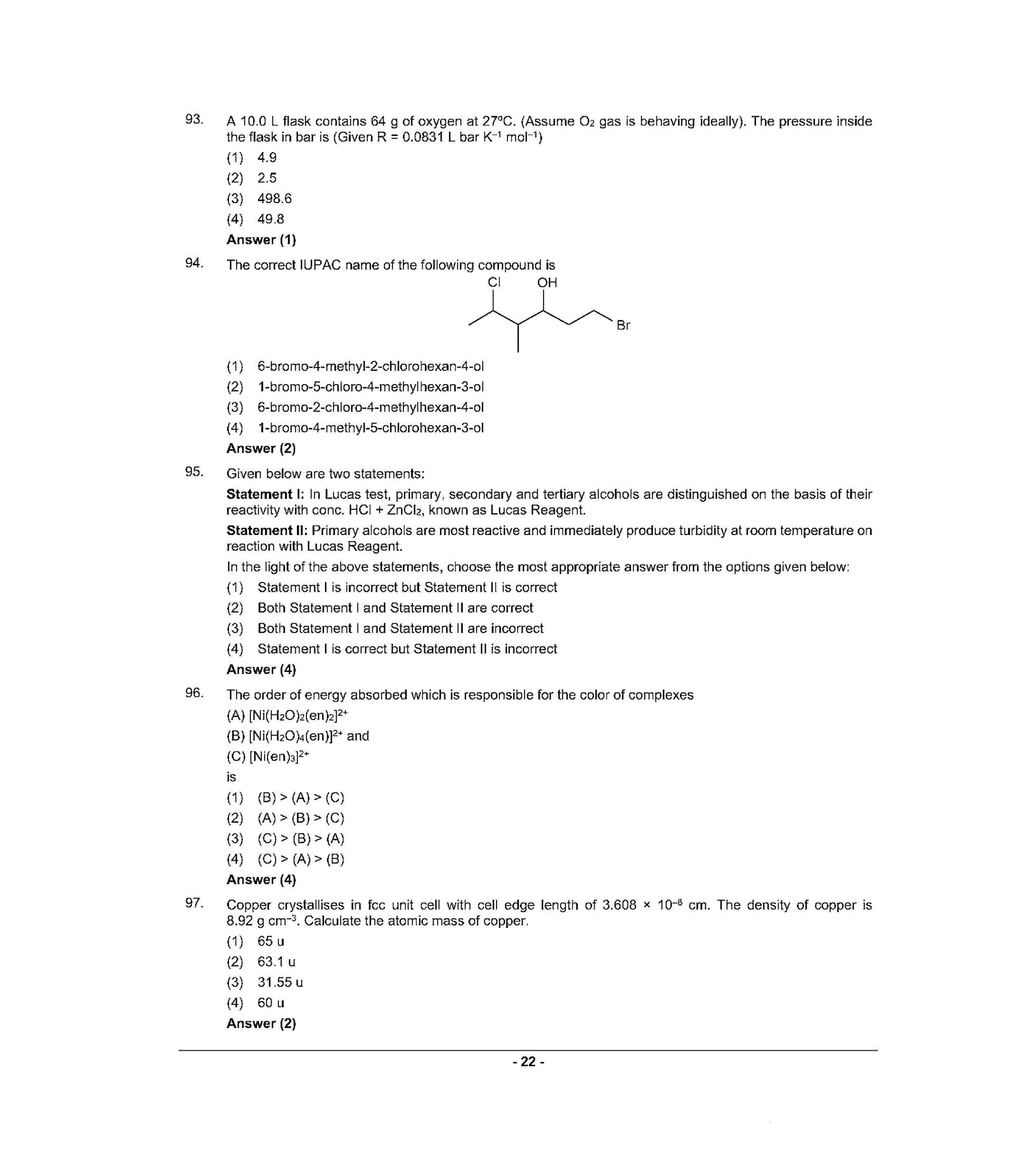 NEET R5 2022 Question Paper - Page 21