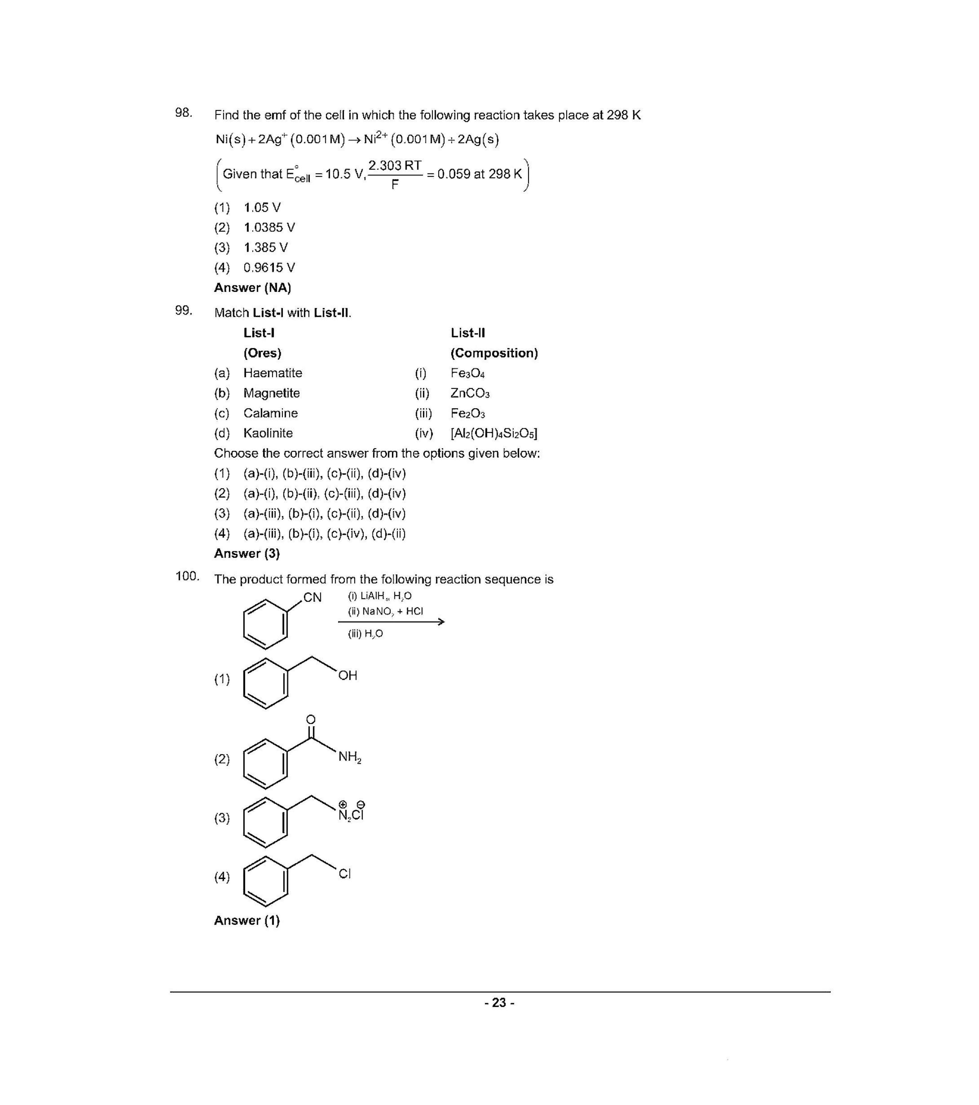 NEET R5 2022 Question Paper - Page 22