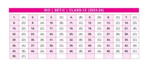SOF IEO Class 12 SET C 2023-24 Answer Key