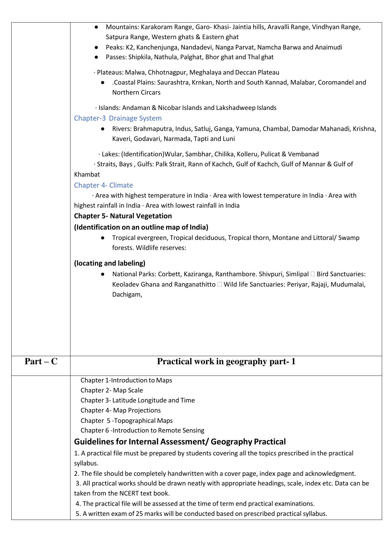 Edudel Class 11 Geography (English Medium) Syllabus 2025 - Page 5