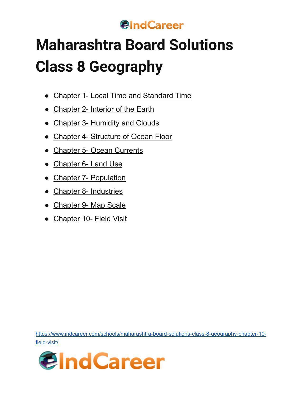Maharashtra Board Solutions Class 8-Geography: Chapter 10- Field Visit - Page 4