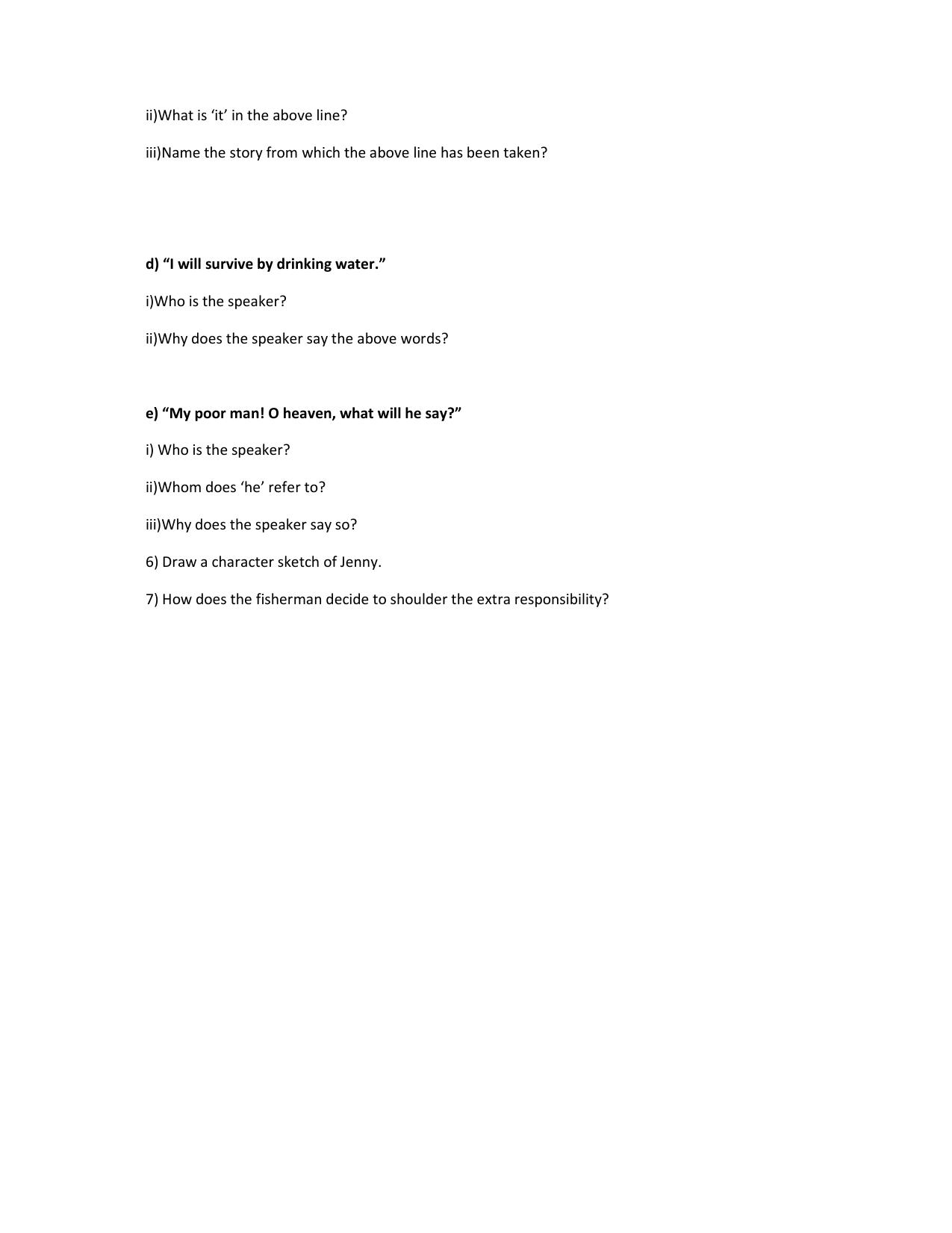 CBSE Worksheets for Class 8 English Assignment 24 - Page 2