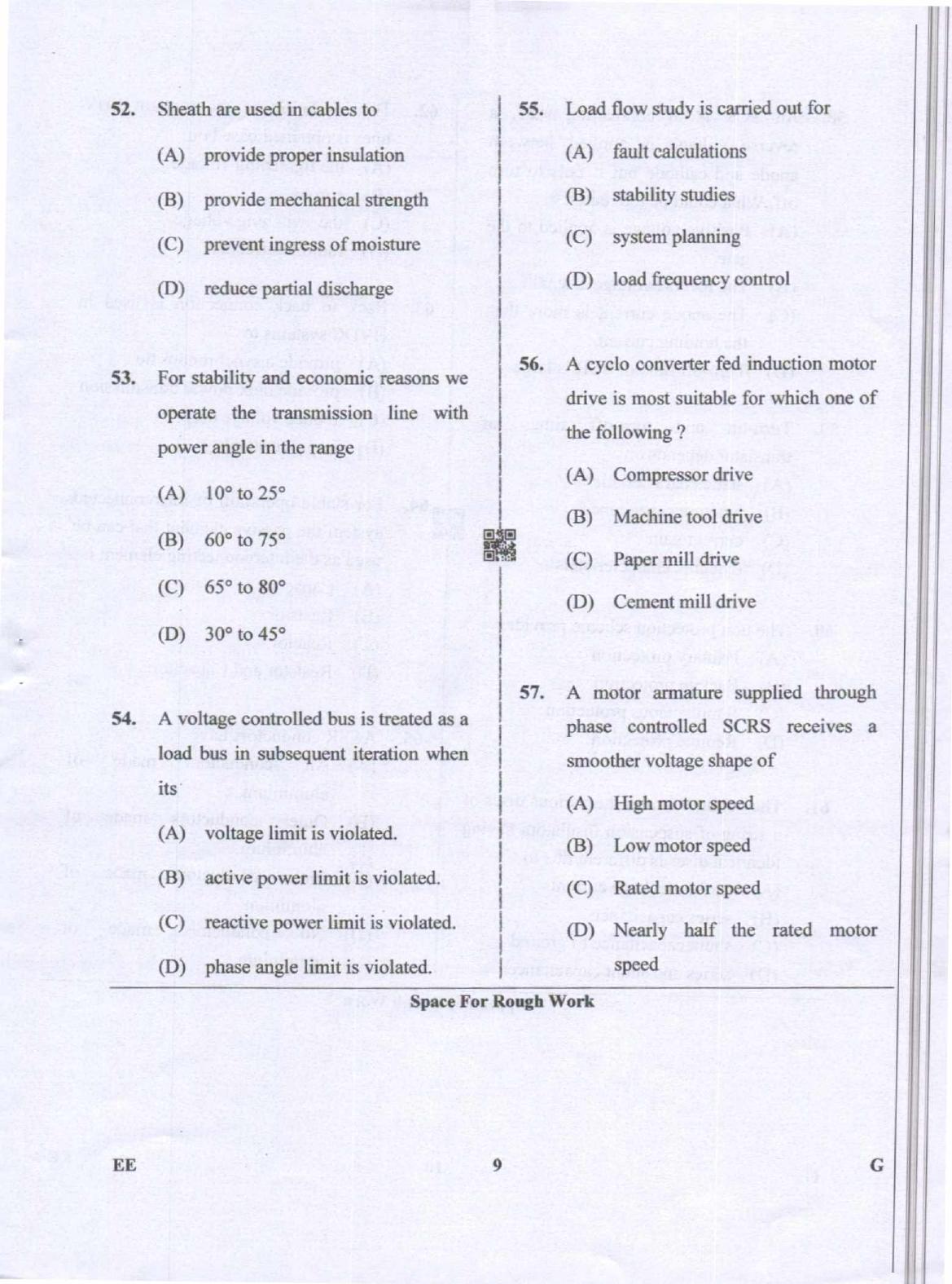 Karnataka PGCET 2019 Electrical Sciences Question Paper - Page 9