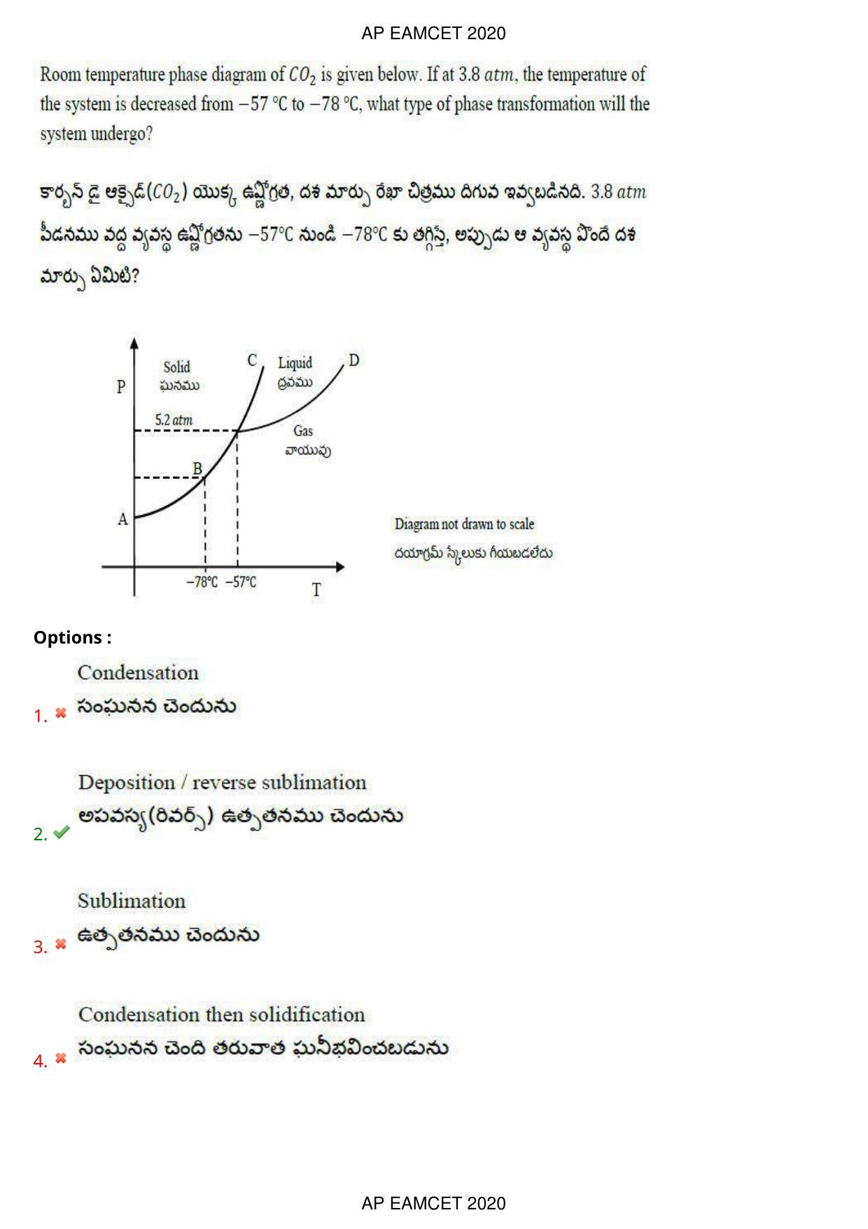 TS EAMCET 2020 Agriculture and Medical Question Paper with Key (25 Sep.2020 Forenoon) - Page 118