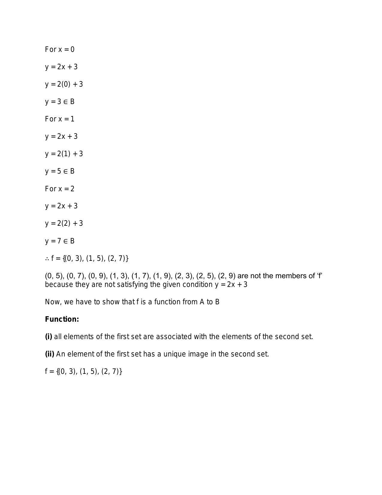 Chapter 3: Functions: RS Aggarwal Class 11 Solutions  - Page 8