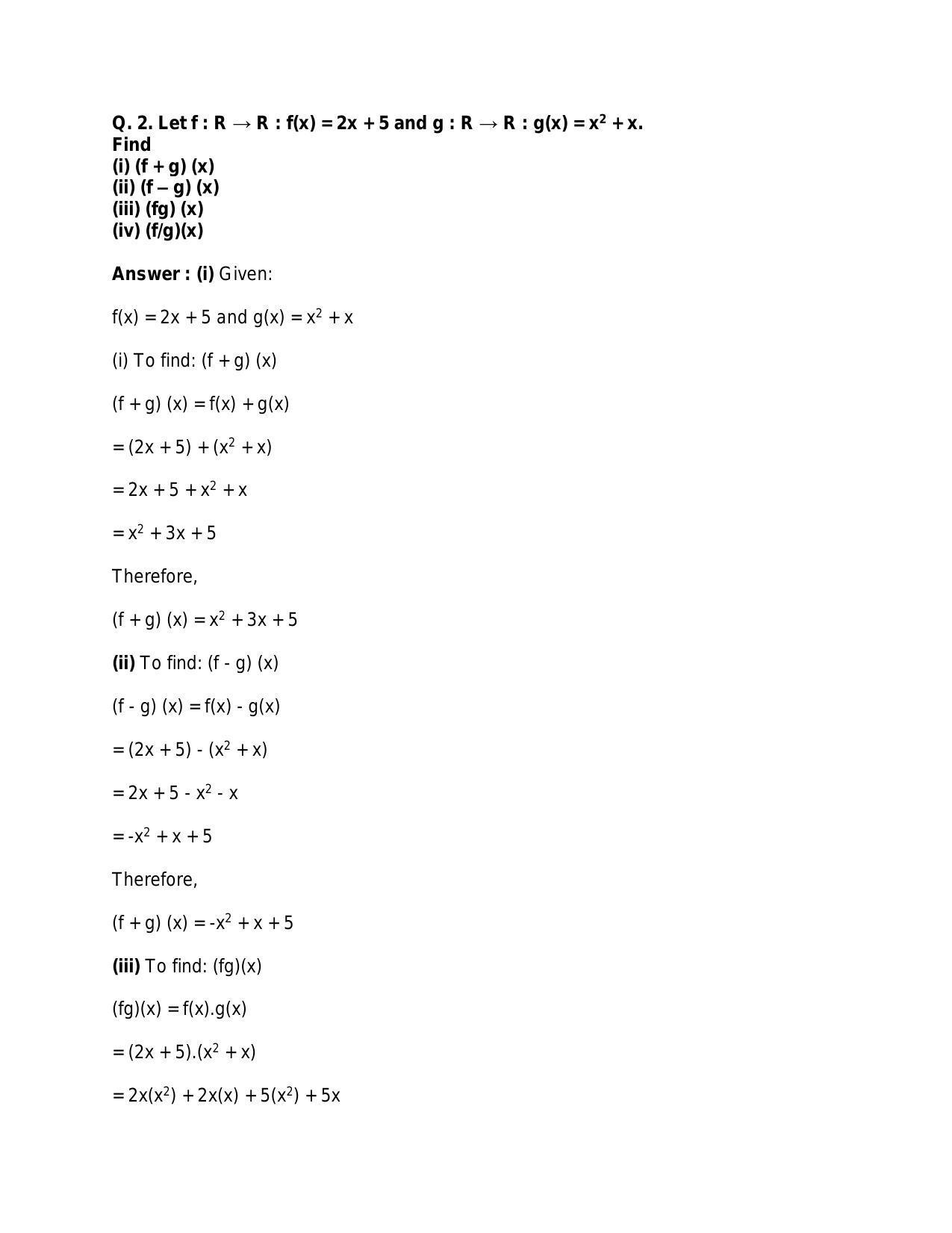Chapter 3: Functions: RS Aggarwal Class 11 Solutions  - Page 48
