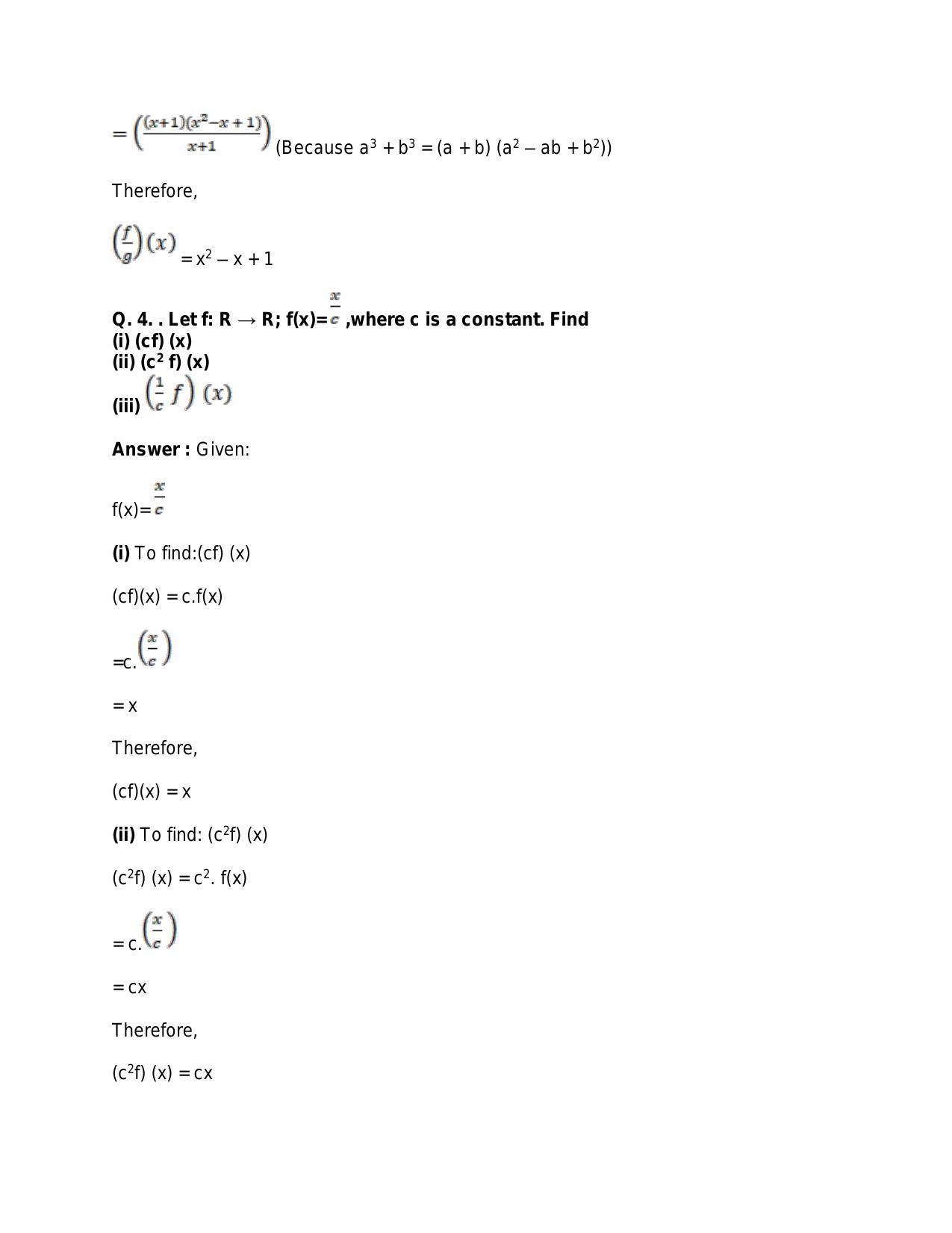 Chapter 3: Functions: RS Aggarwal Class 11 Solutions  - Page 51