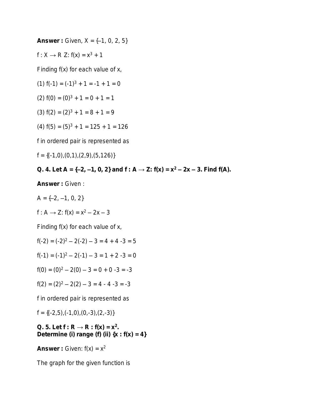 Chapter 3: Functions: RS Aggarwal Class 11 Solutions  - Page 55
