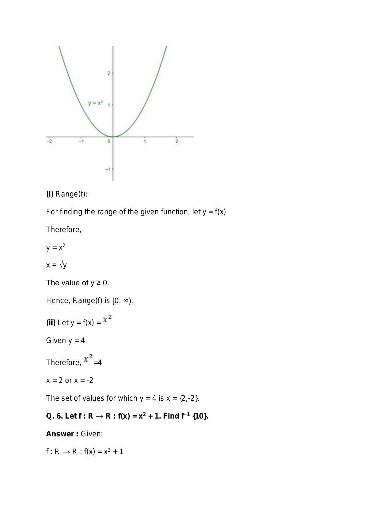 Chapter 3: Functions: RS Aggarwal Class 11 Solutions  - Page 56