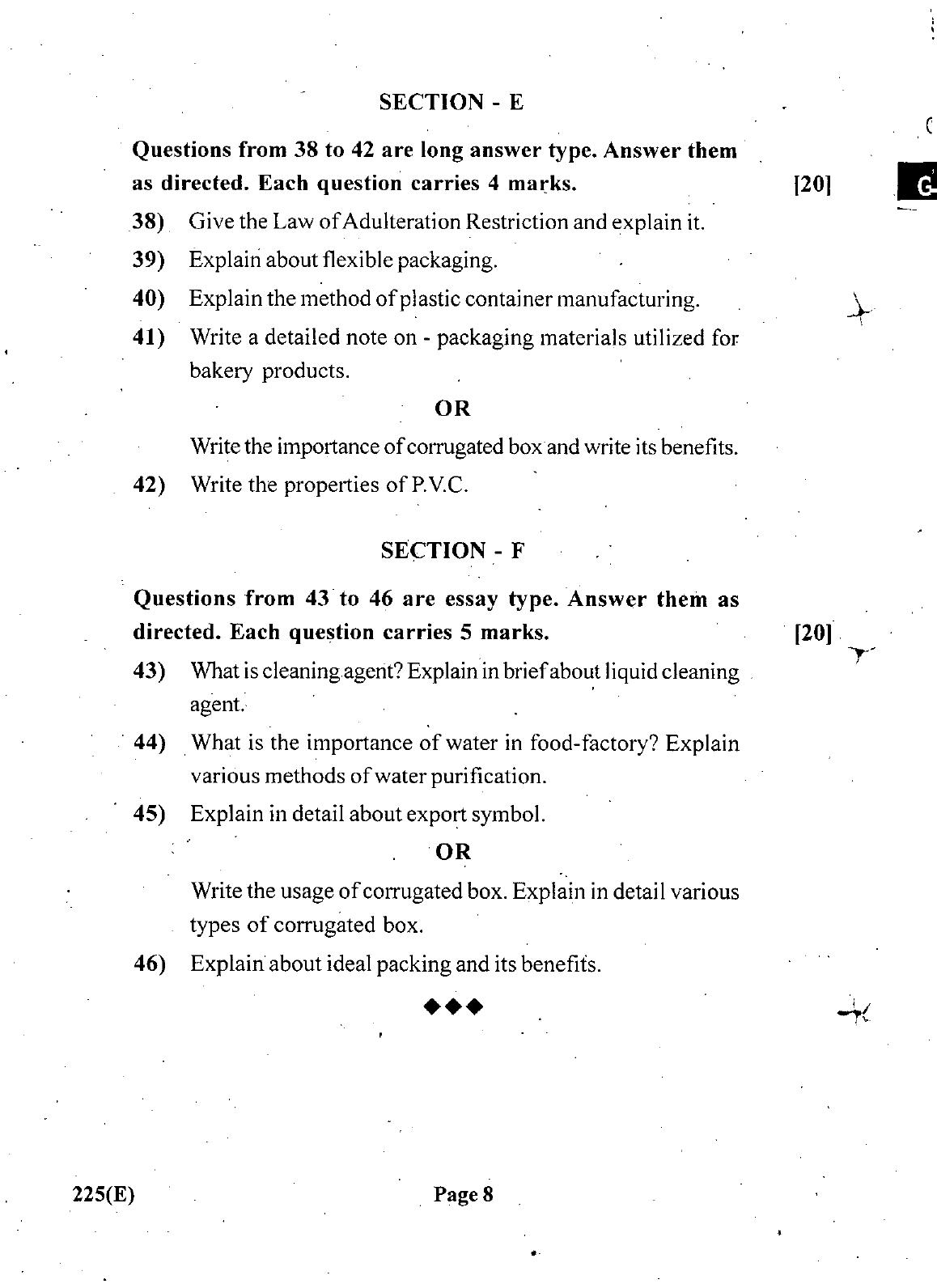 Gujarat Board Class 12th Question Paper March 2019: 225 (GE) - Page 8