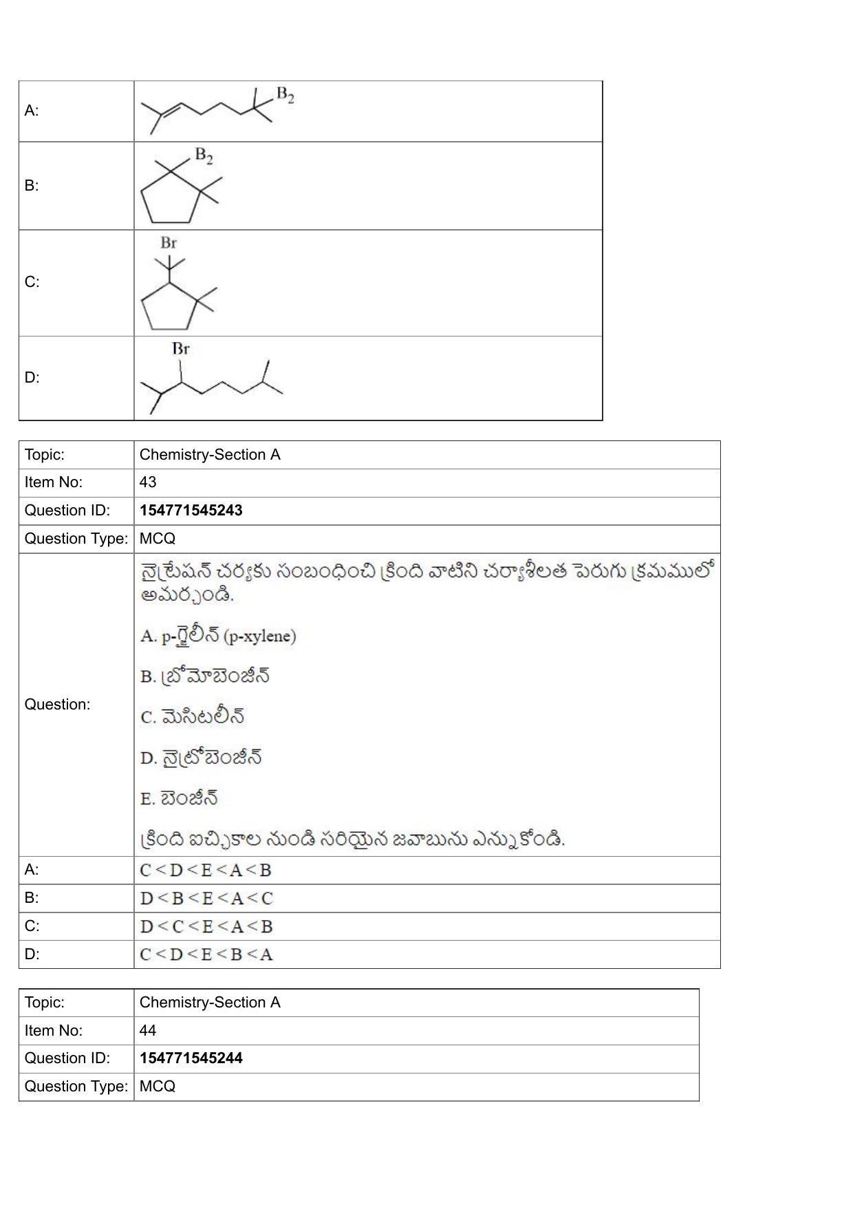 JEE Mains 2022: BTech Telugu (Shift 2) 28-07-2022 Question Paper - Page 17