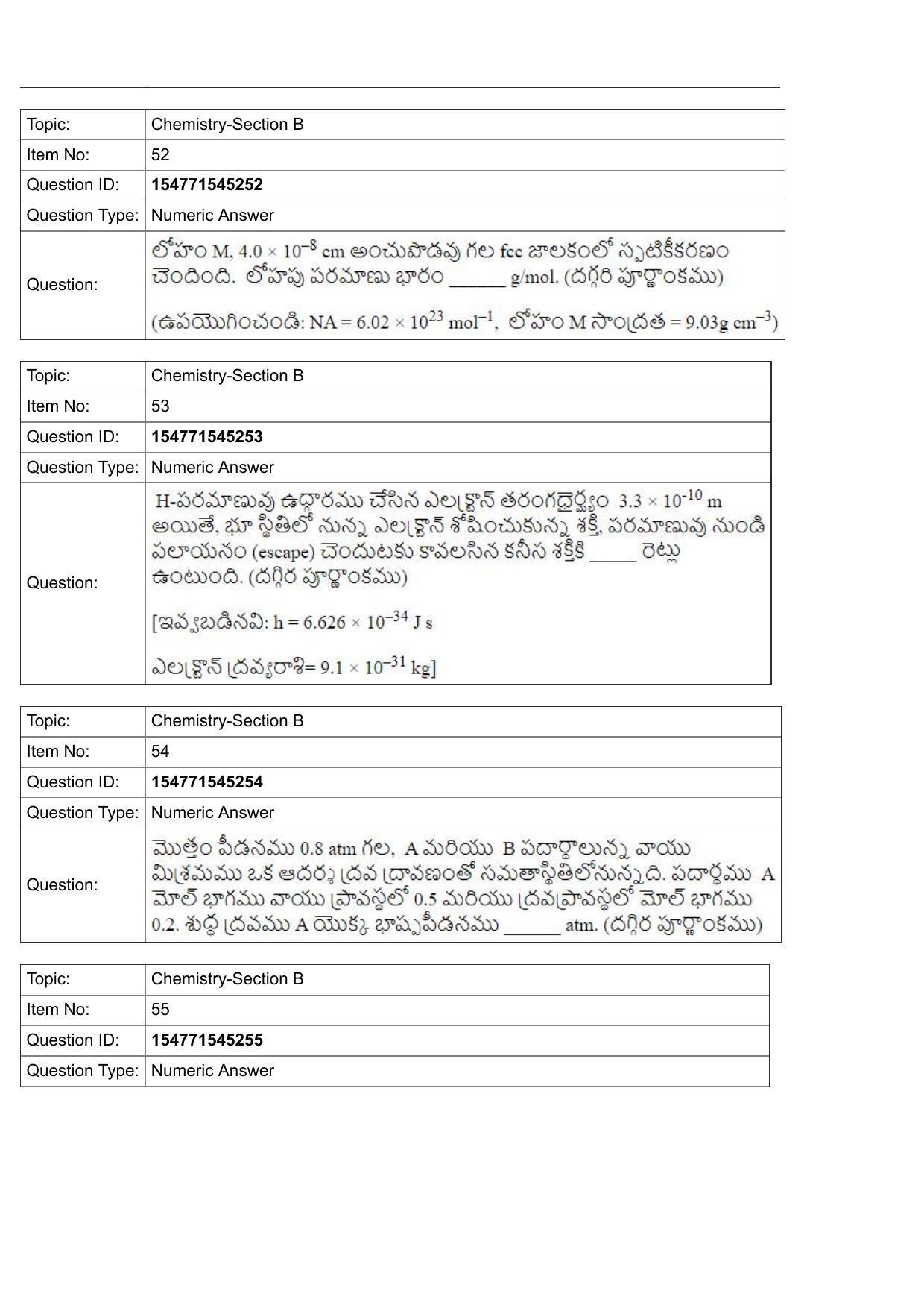 JEE Mains 2022: BTech Telugu (Shift 2) 28-07-2022 Question Paper - Page 22