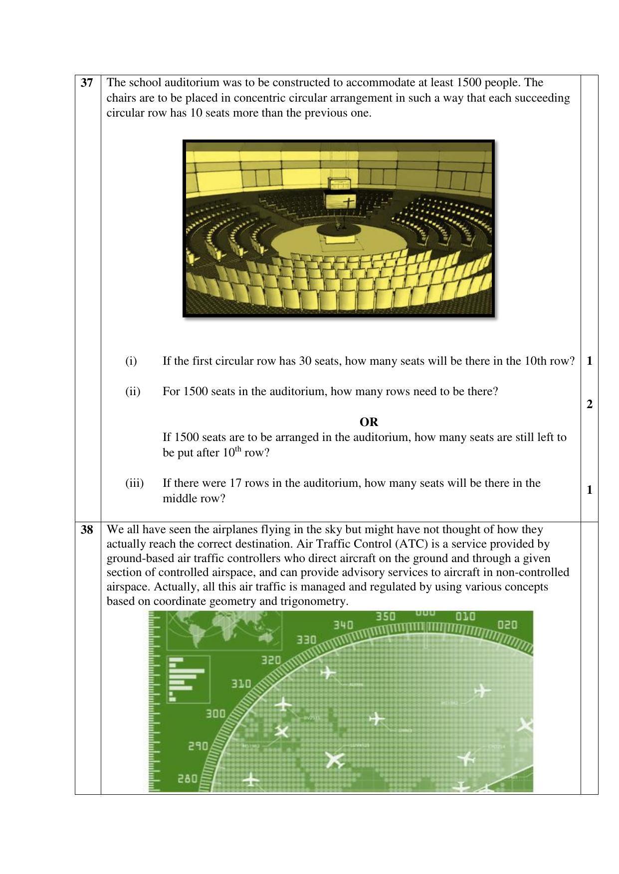 CBSE Class 10 Mathematics (Standard) Sample Papers 2023 - Page 9
