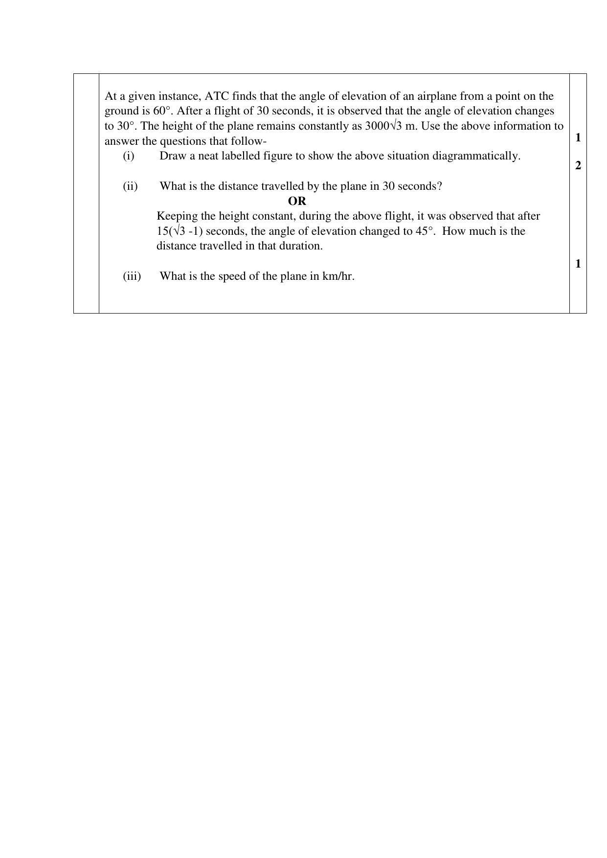CBSE Class 10 Mathematics (Standard) Sample Papers 2023 - Page 10