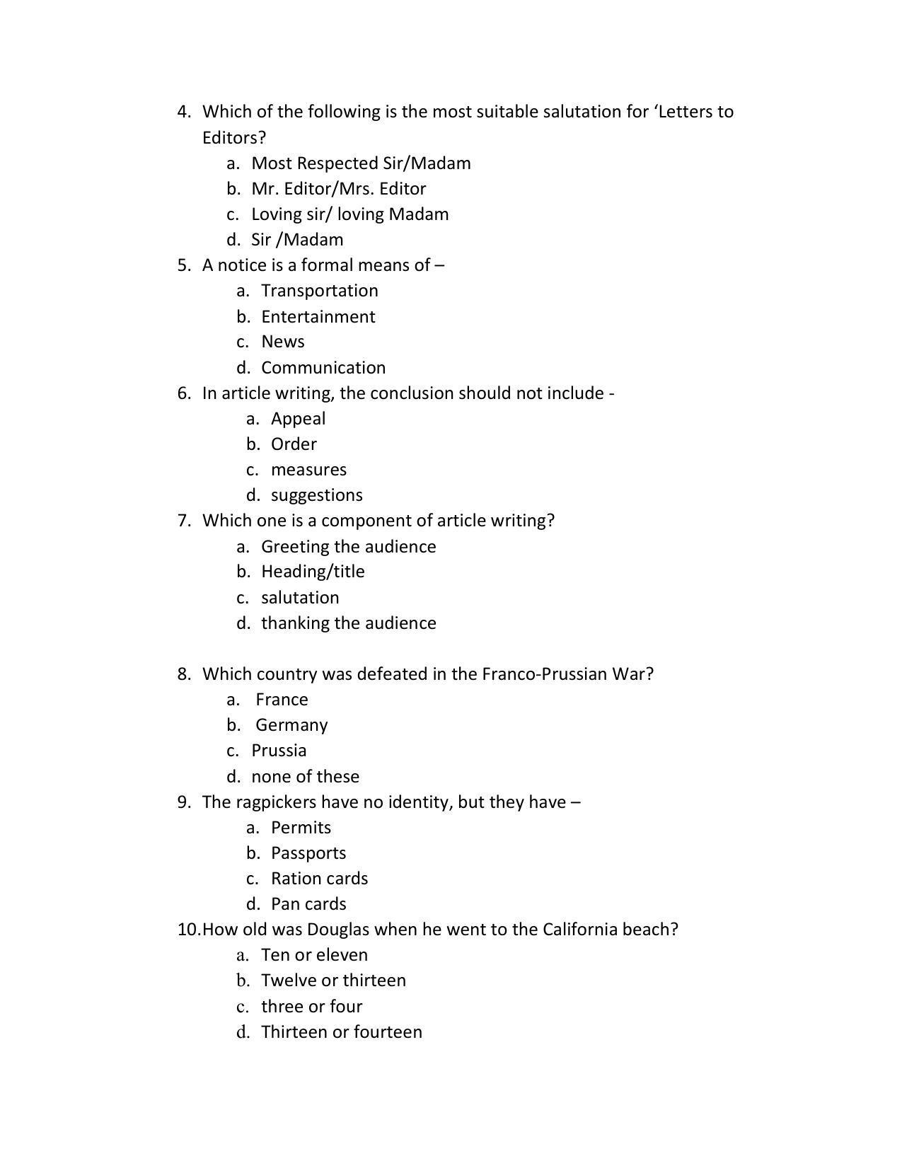 JAC Board 2023 Class 12th Arts Model Paper - Page 2