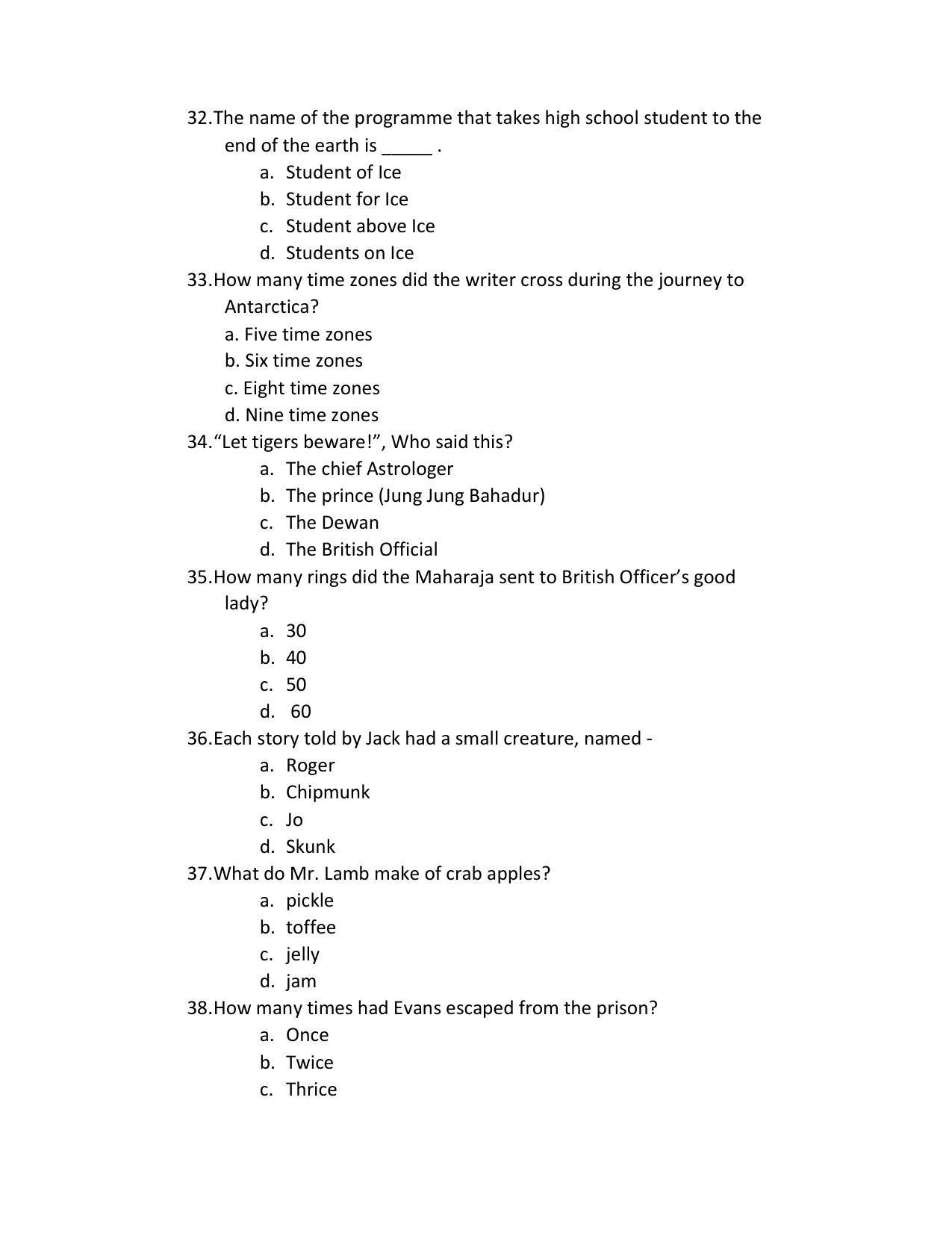 JAC Board 2023 Class 12th Arts Model Paper - Page 6