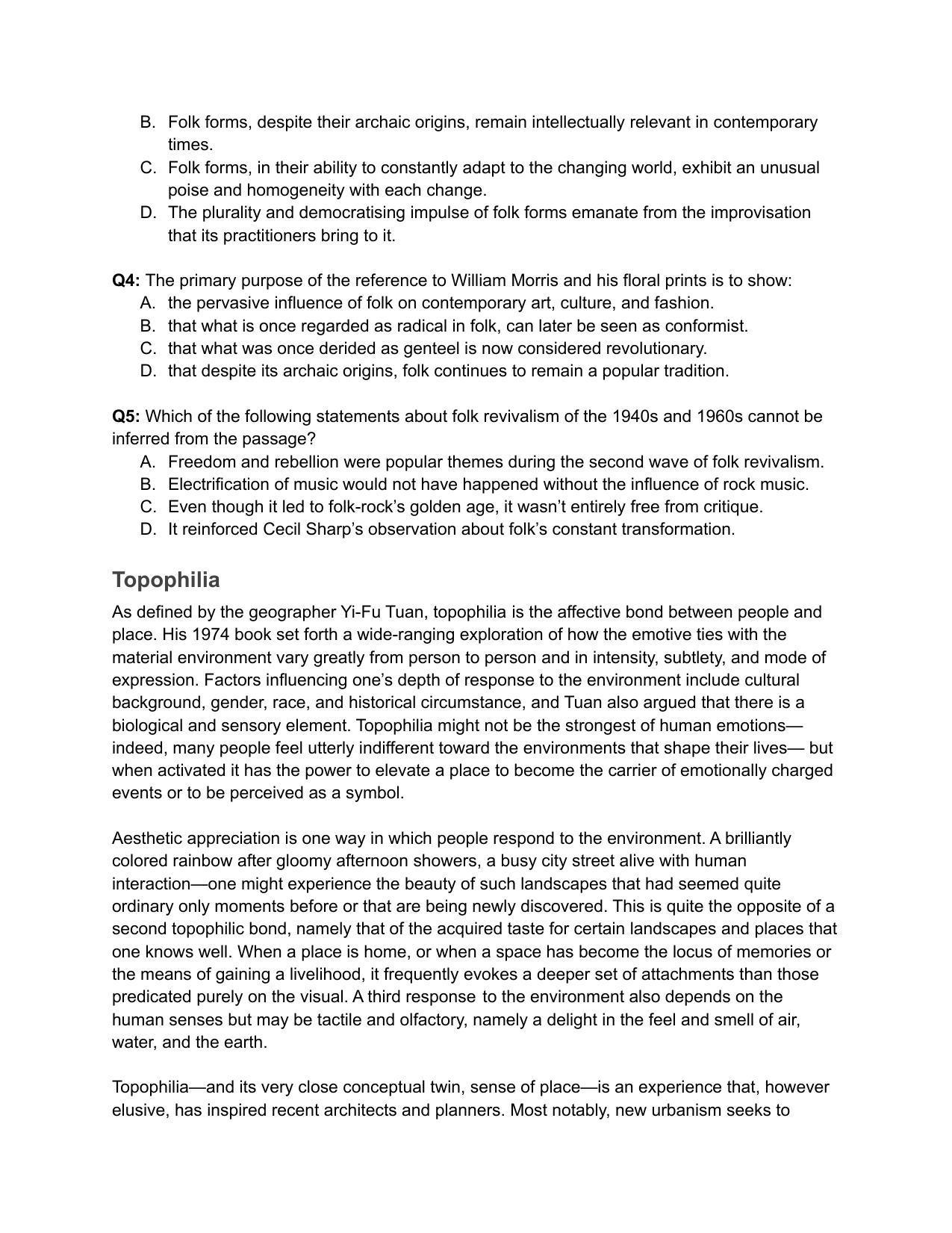 CAT 2019 CAT VARC Slot 1 Question Paper - Page 8