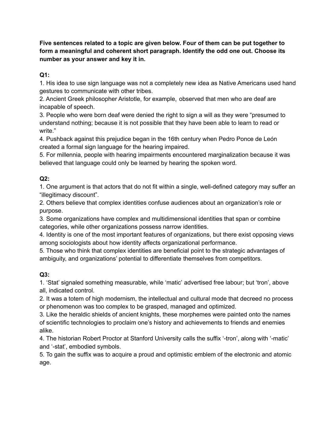 CAT 2019 CAT VARC Slot 1 Question Paper - Page 13