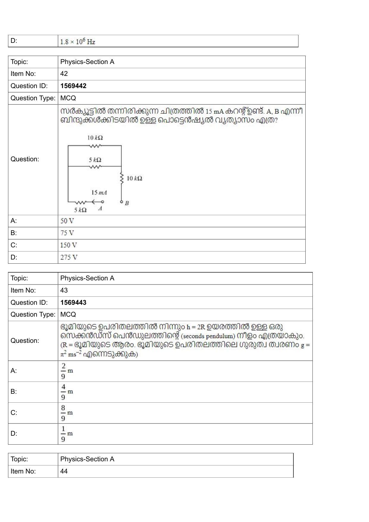 JEE Mains 2022: BTech Malayalam (Shift 2) 25-07-2022 Question Paper - Page 15