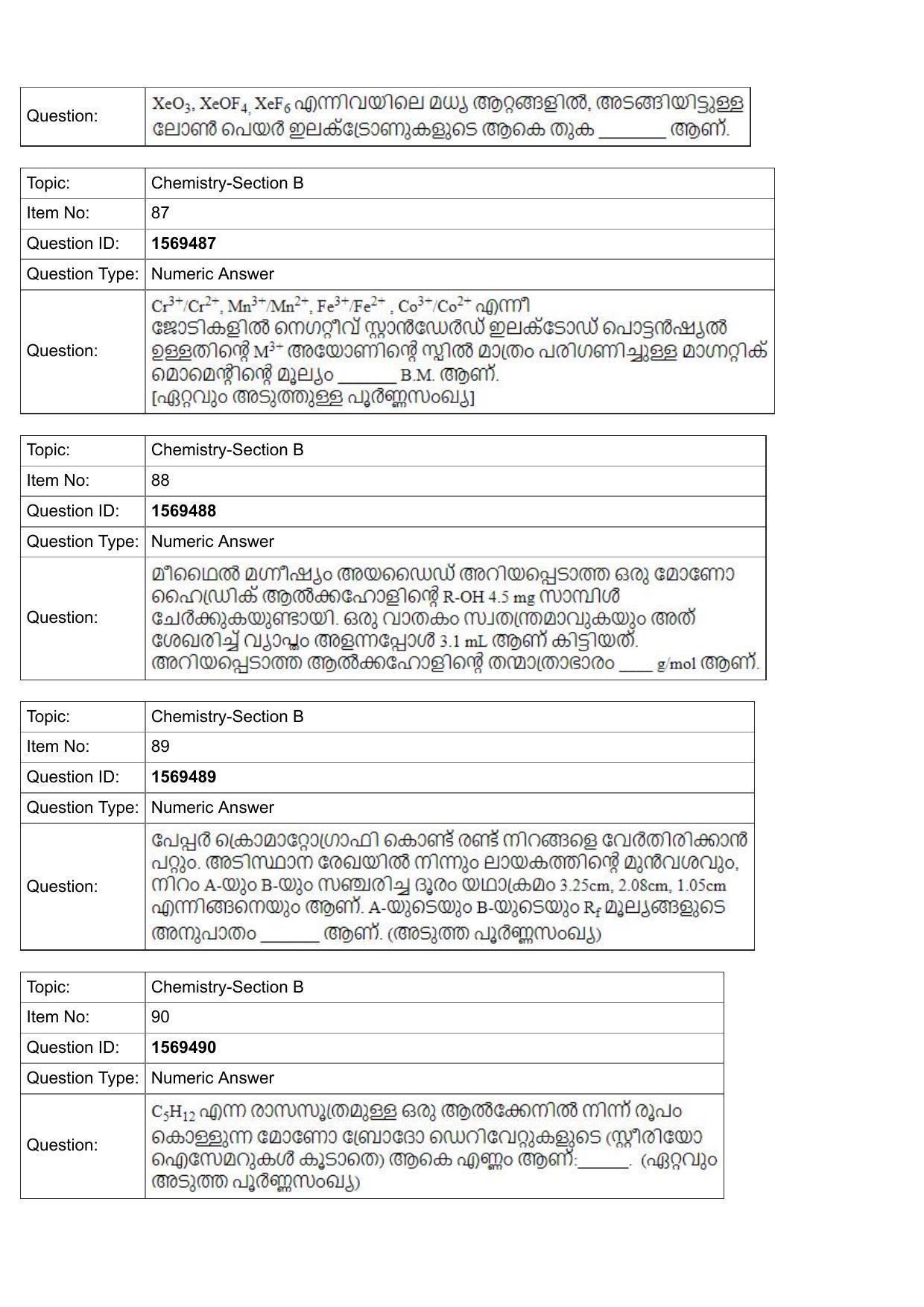 JEE Mains 2022: BTech Malayalam (Shift 2) 25-07-2022 Question Paper - Page 31