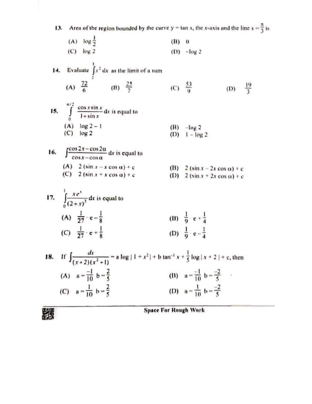 KCET 2022 Mathematics Question Paper - Page 4
