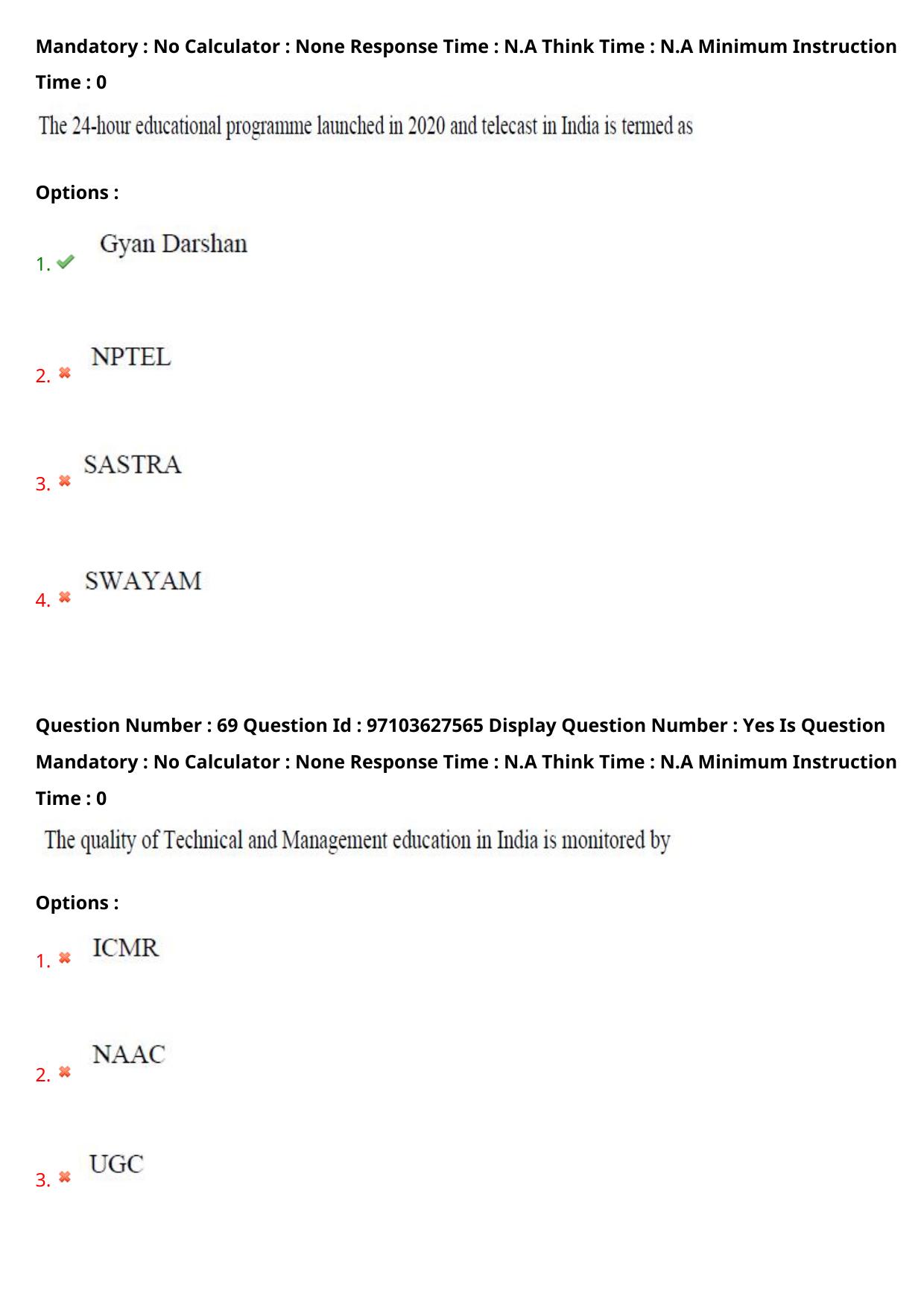 AP RCET 2024 Chemical Sciences Question Paper - Page 44