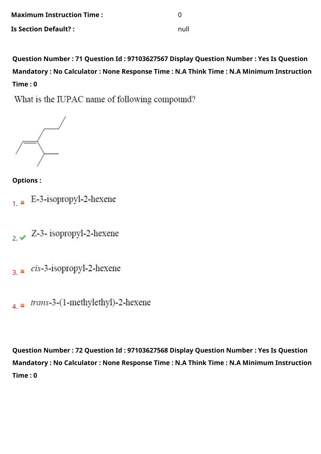 AP RCET 2024 Chemical Sciences Question Paper - Page 46