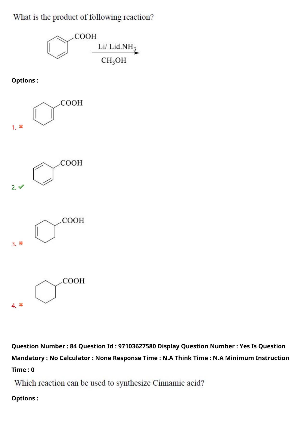 AP RCET 2024 Chemical Sciences Question Paper - Page 56