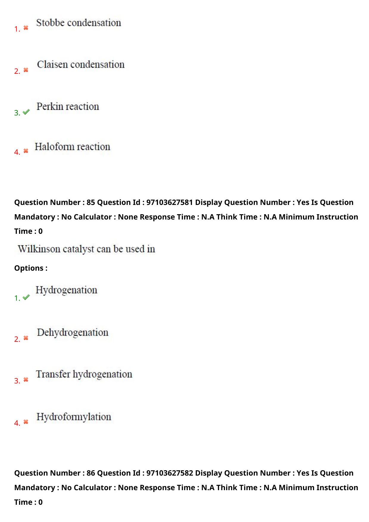 AP RCET 2024 Chemical Sciences Question Paper - Page 57