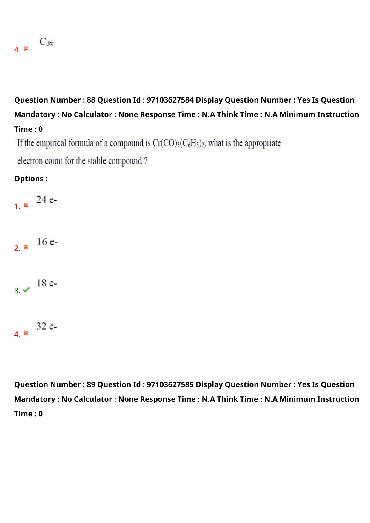 AP RCET 2024 Chemical Sciences Question Paper - Page 59