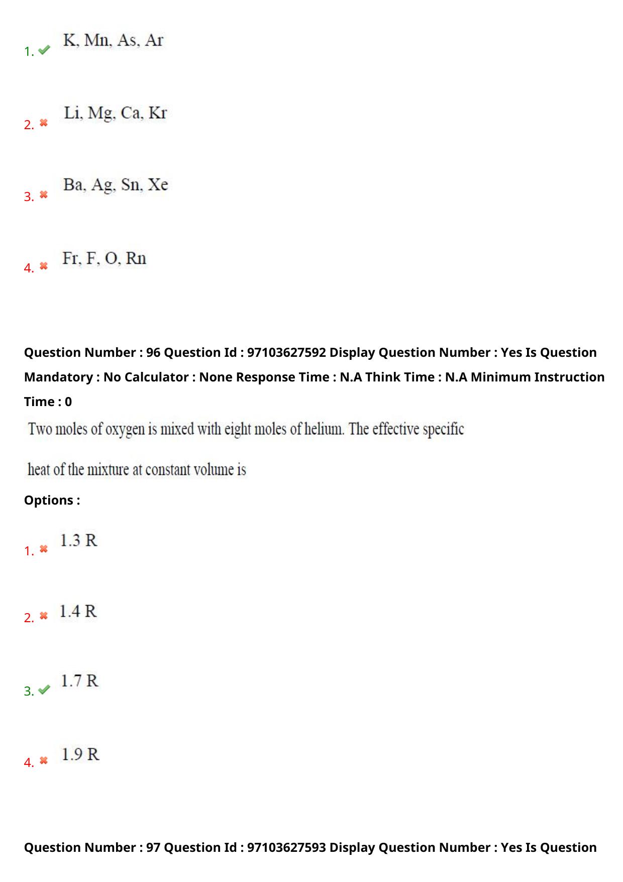 AP RCET 2024 Chemical Sciences Question Paper - Page 64