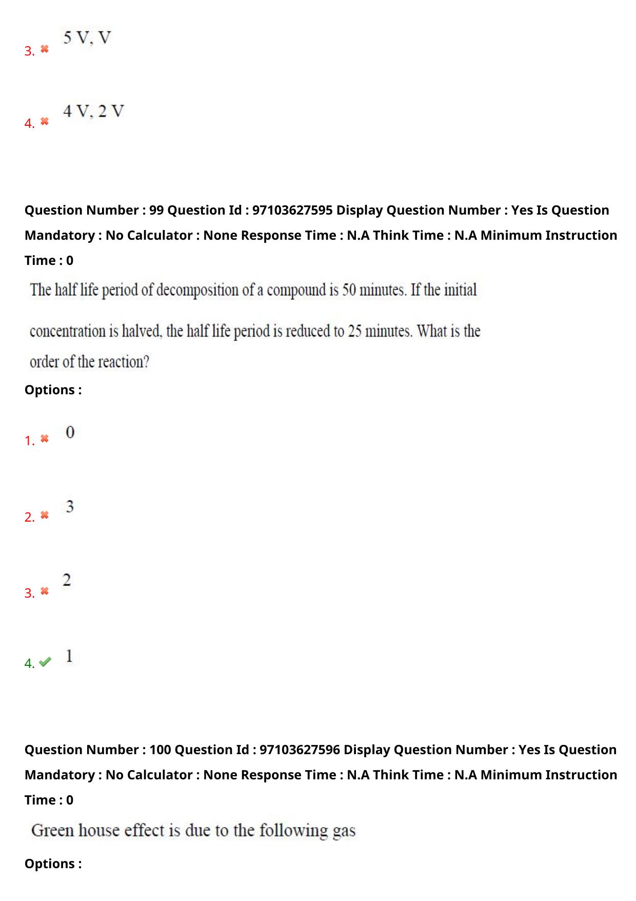 AP RCET 2024 Chemical Sciences Question Paper - Page 66