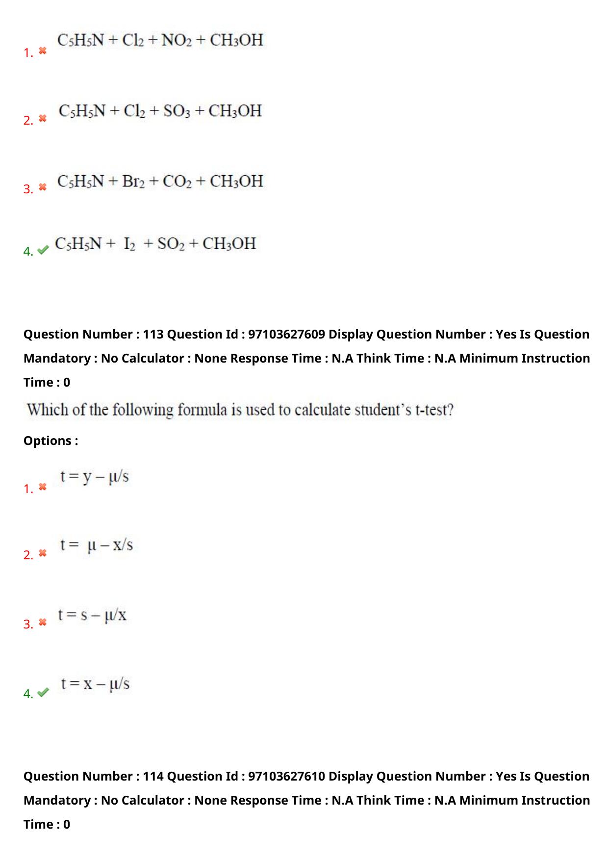 AP RCET 2024 Chemical Sciences Question Paper - Page 74