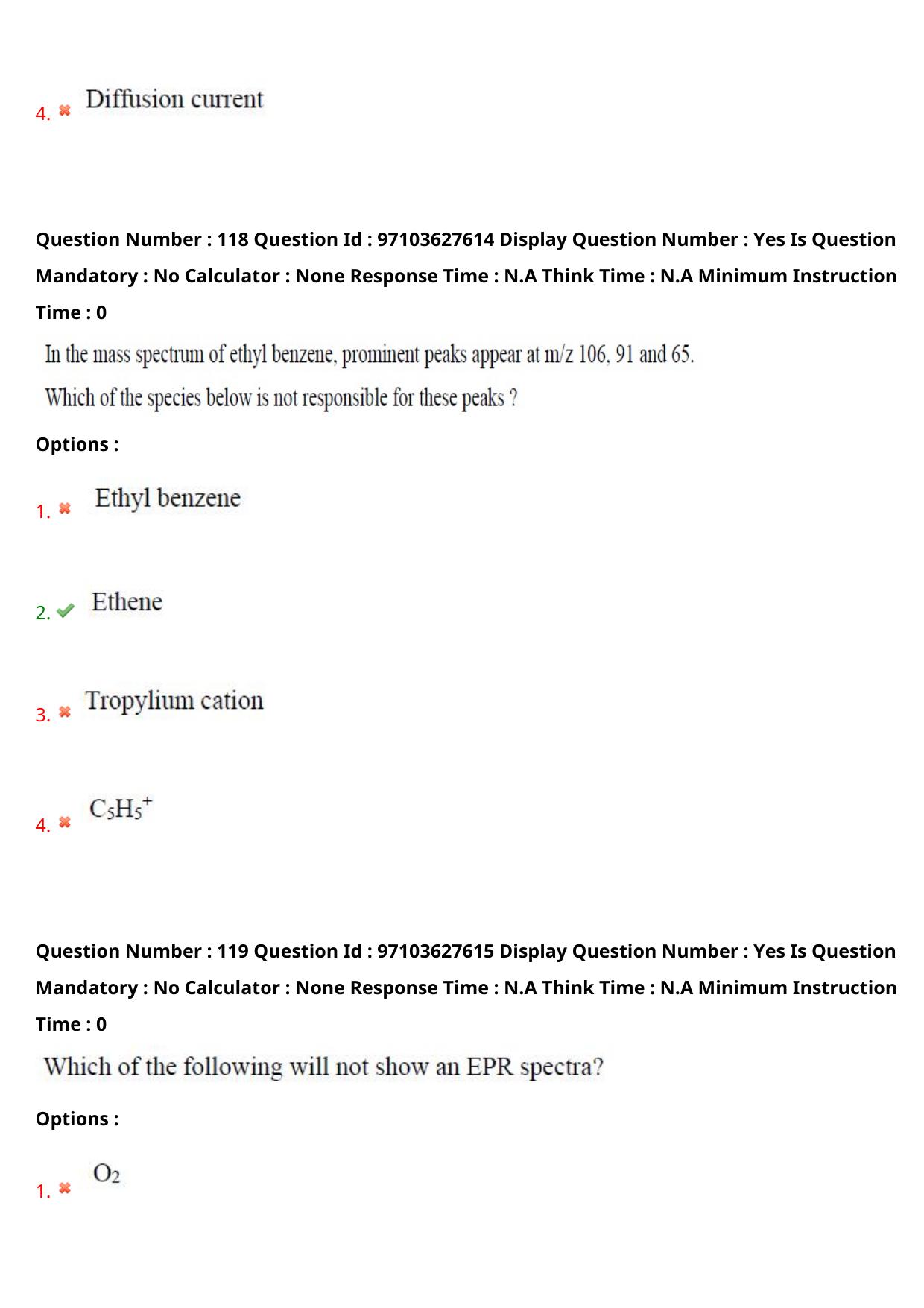 AP RCET 2024 Chemical Sciences Question Paper - Page 77