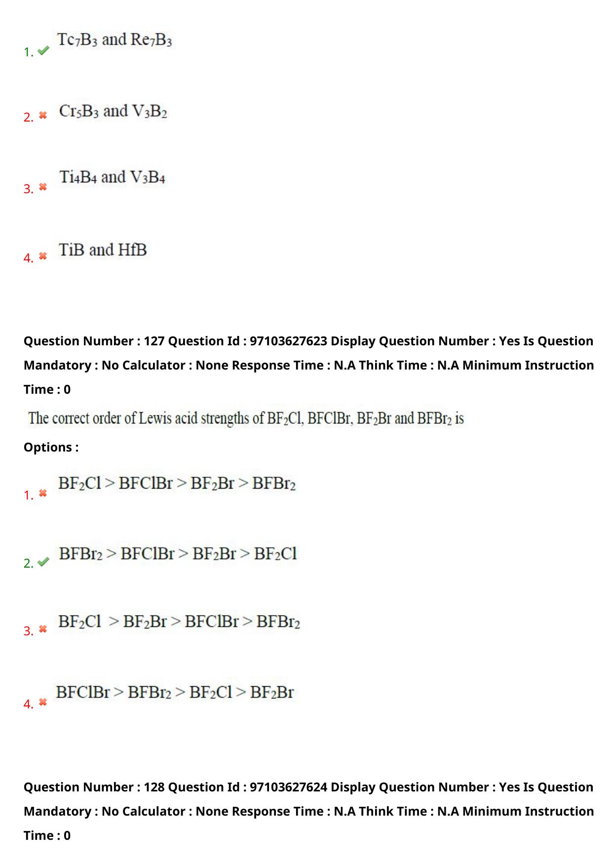 AP RCET 2024 Chemical Sciences Question Paper - Page 82