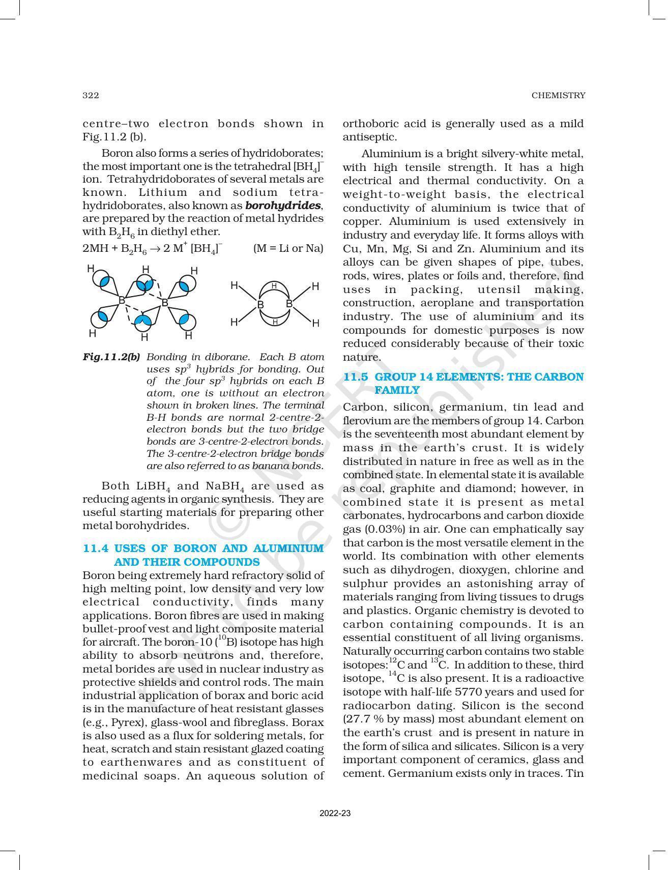NCERT Book for Class 11 Chemistry Chapter 11 The p-Block Elements - Page 8