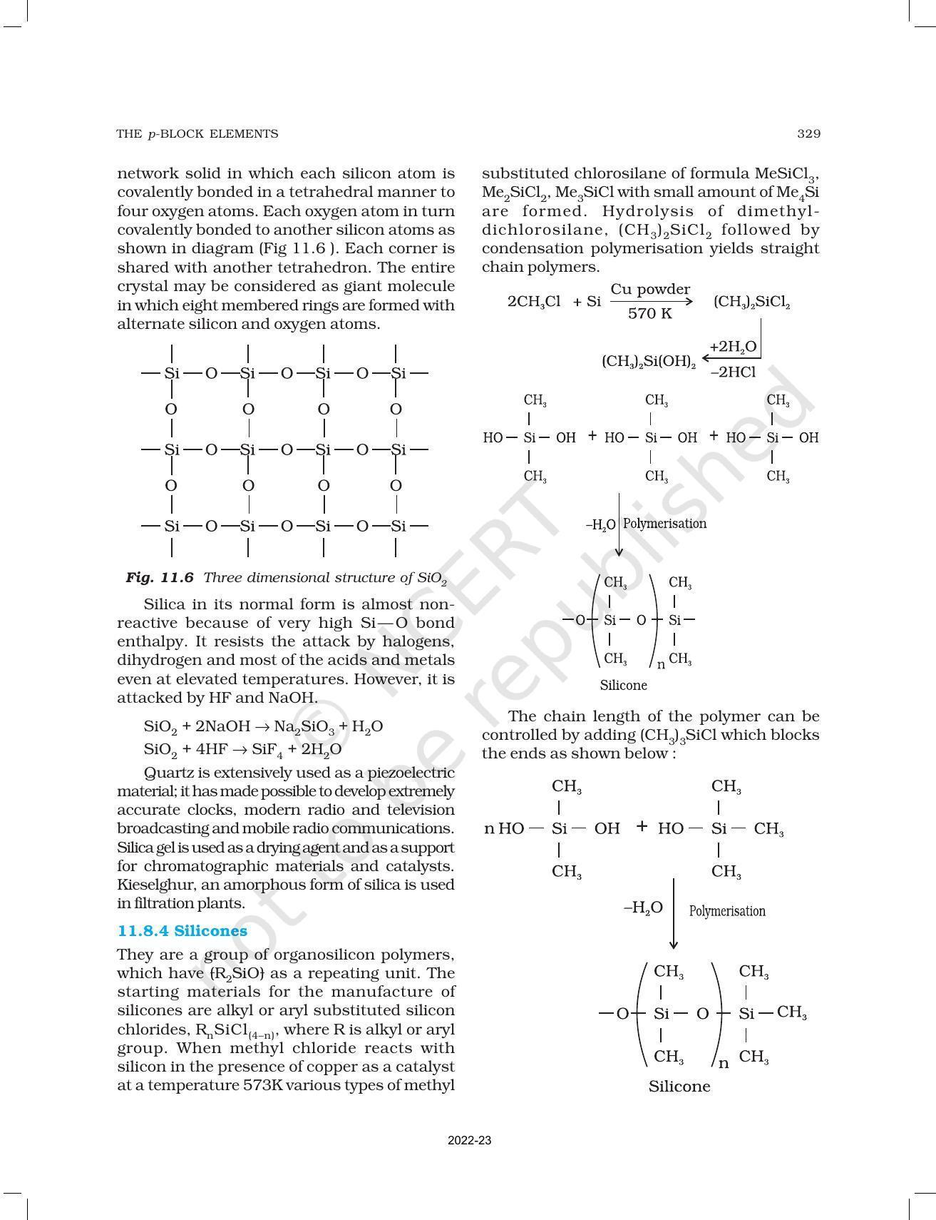 NCERT Book for Class 11 Chemistry Chapter 11 The p-Block Elements - Page 15