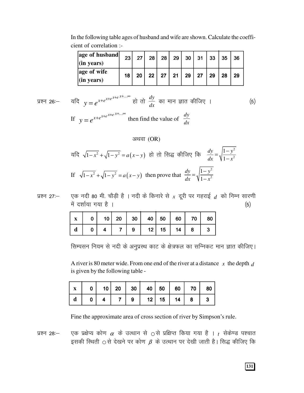 CGBSE 12th Mathematics Sample Papers 2008-09 - Page 7