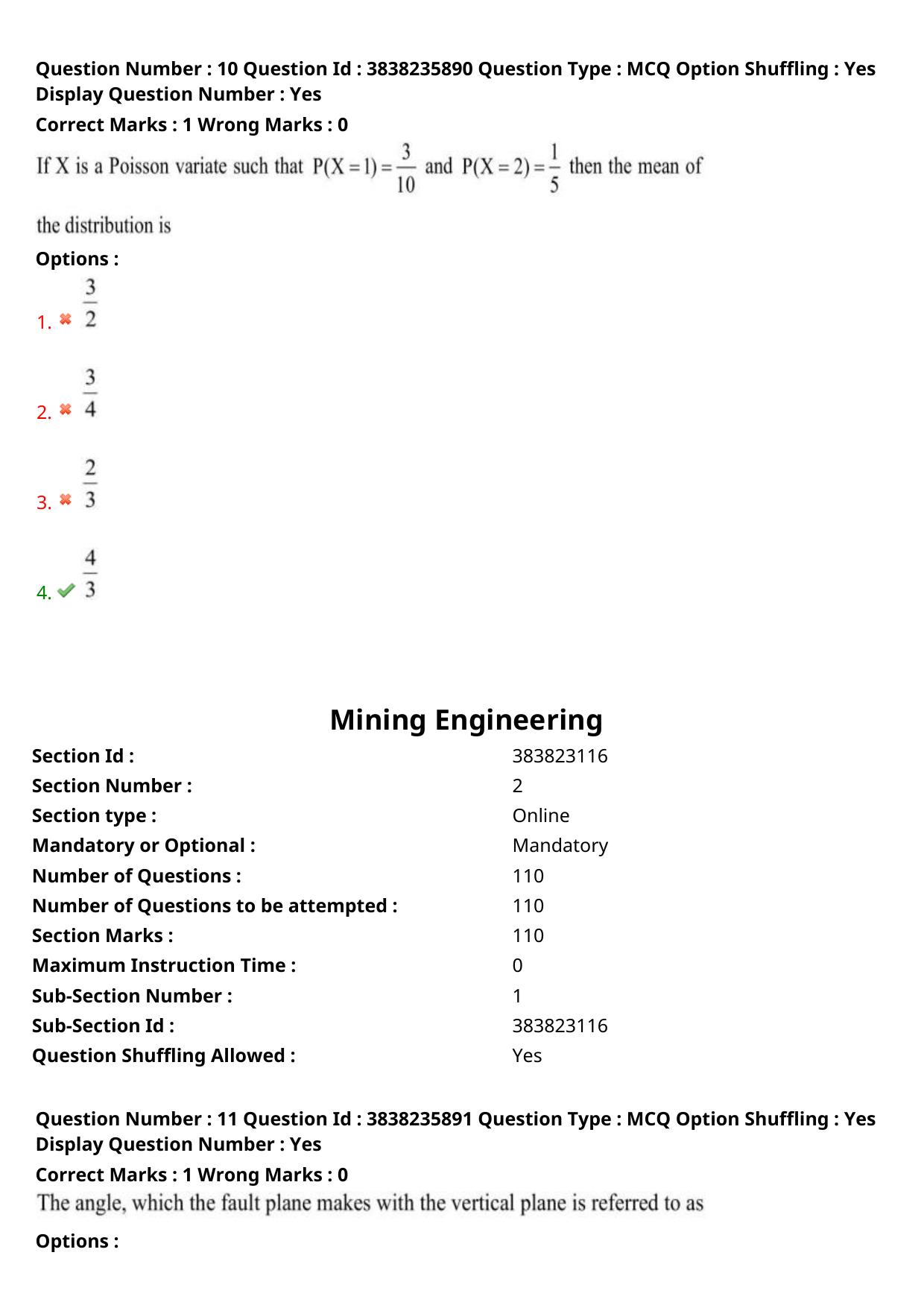 TS PGECET 2024: Mining Engineering Question Papers with Answer - Page 6
