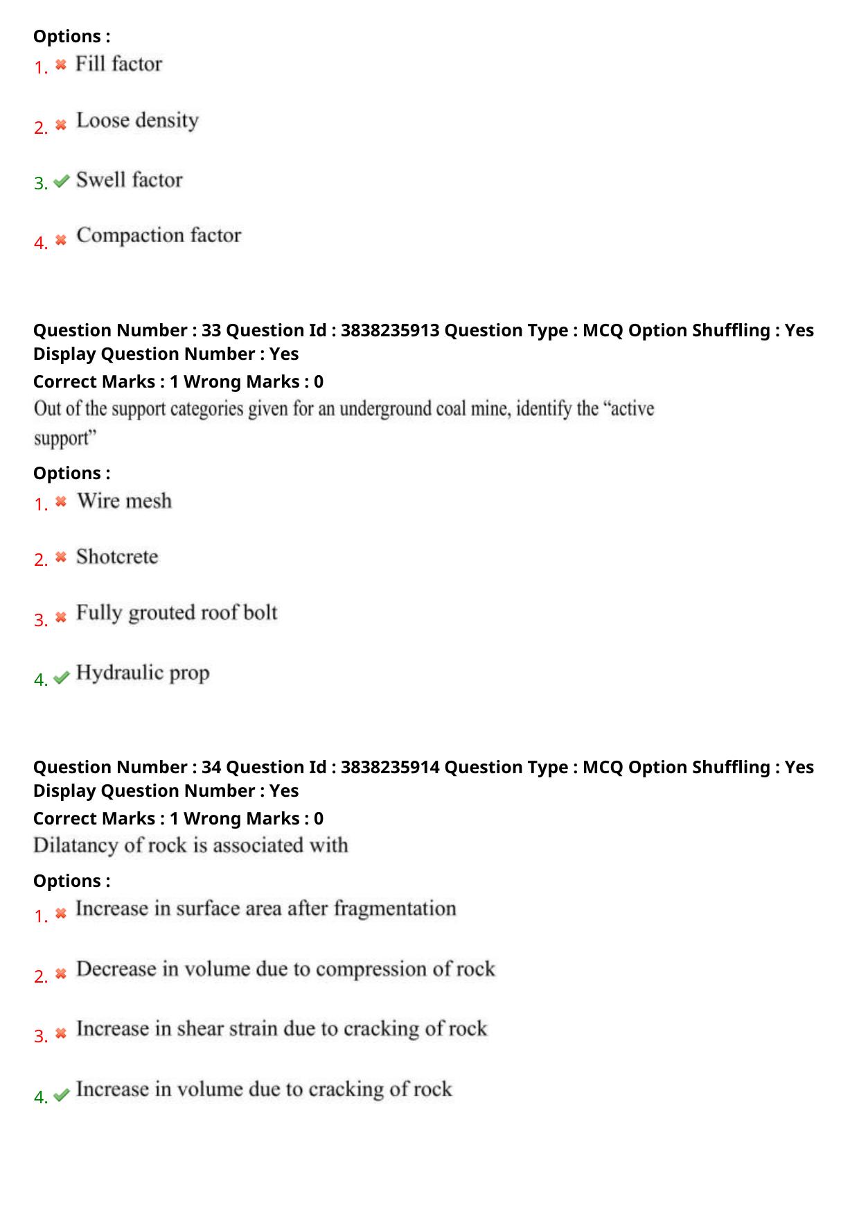 TS PGECET 2024: Mining Engineering Question Papers with Answer - Page 15