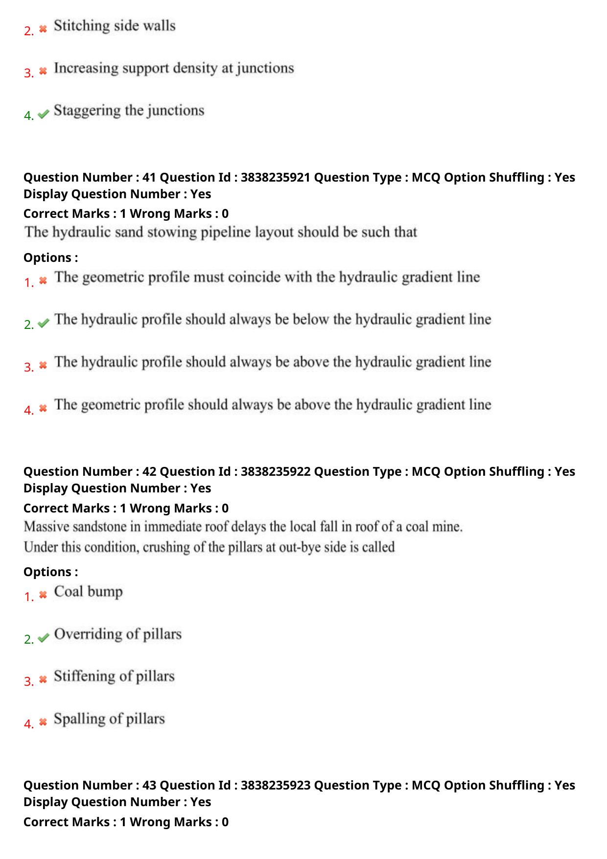 TS PGECET 2024: Mining Engineering Question Papers with Answer - Page 18