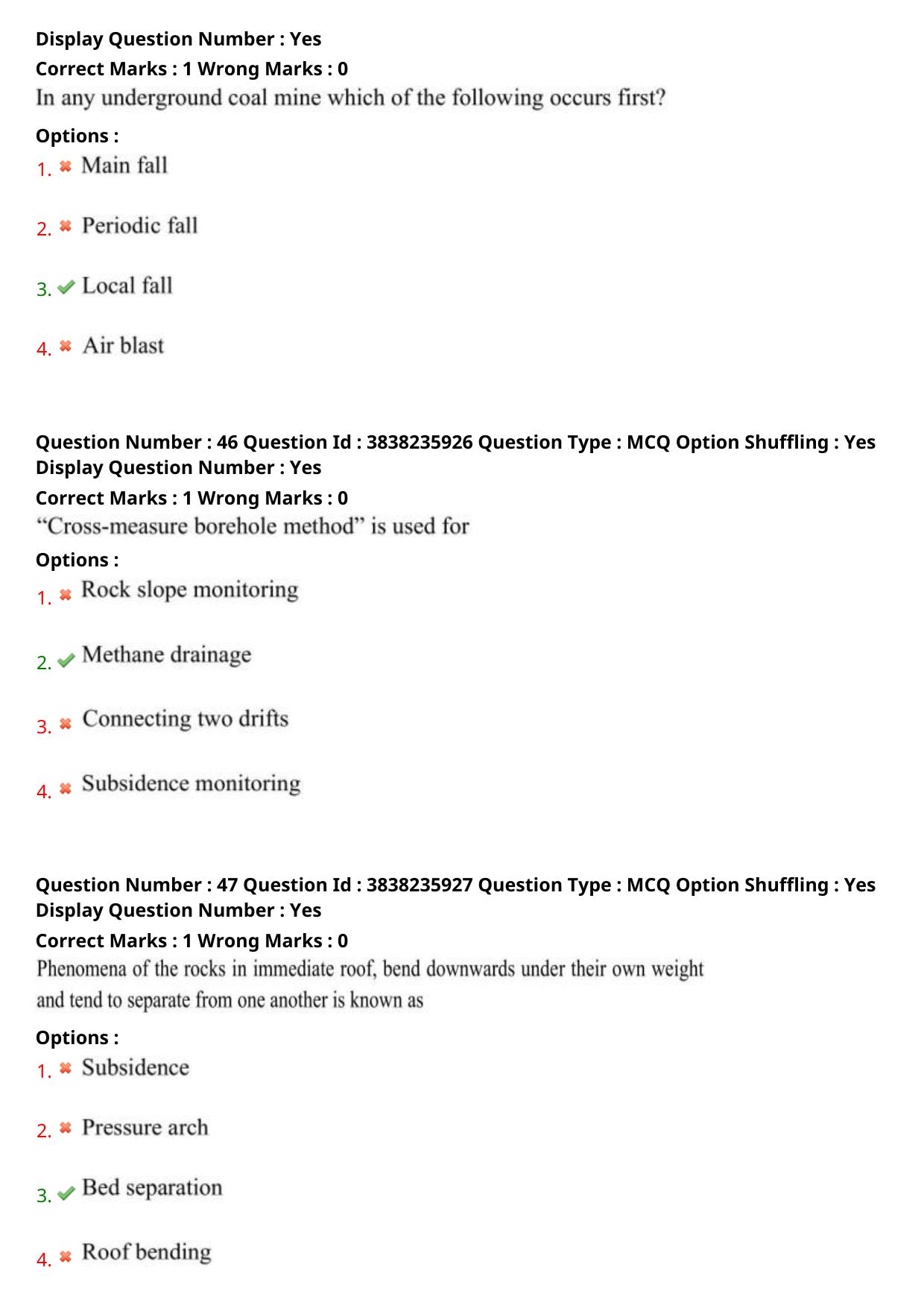 TS PGECET 2024: Mining Engineering Question Papers with Answer - Page 20